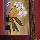 Don Li-leger Canvas Paintings - Orchid Lines I